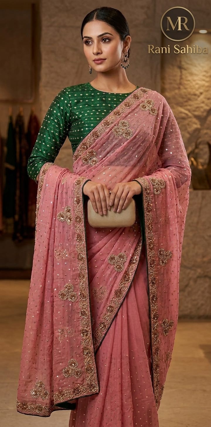 Linen-Silk Metallic Border